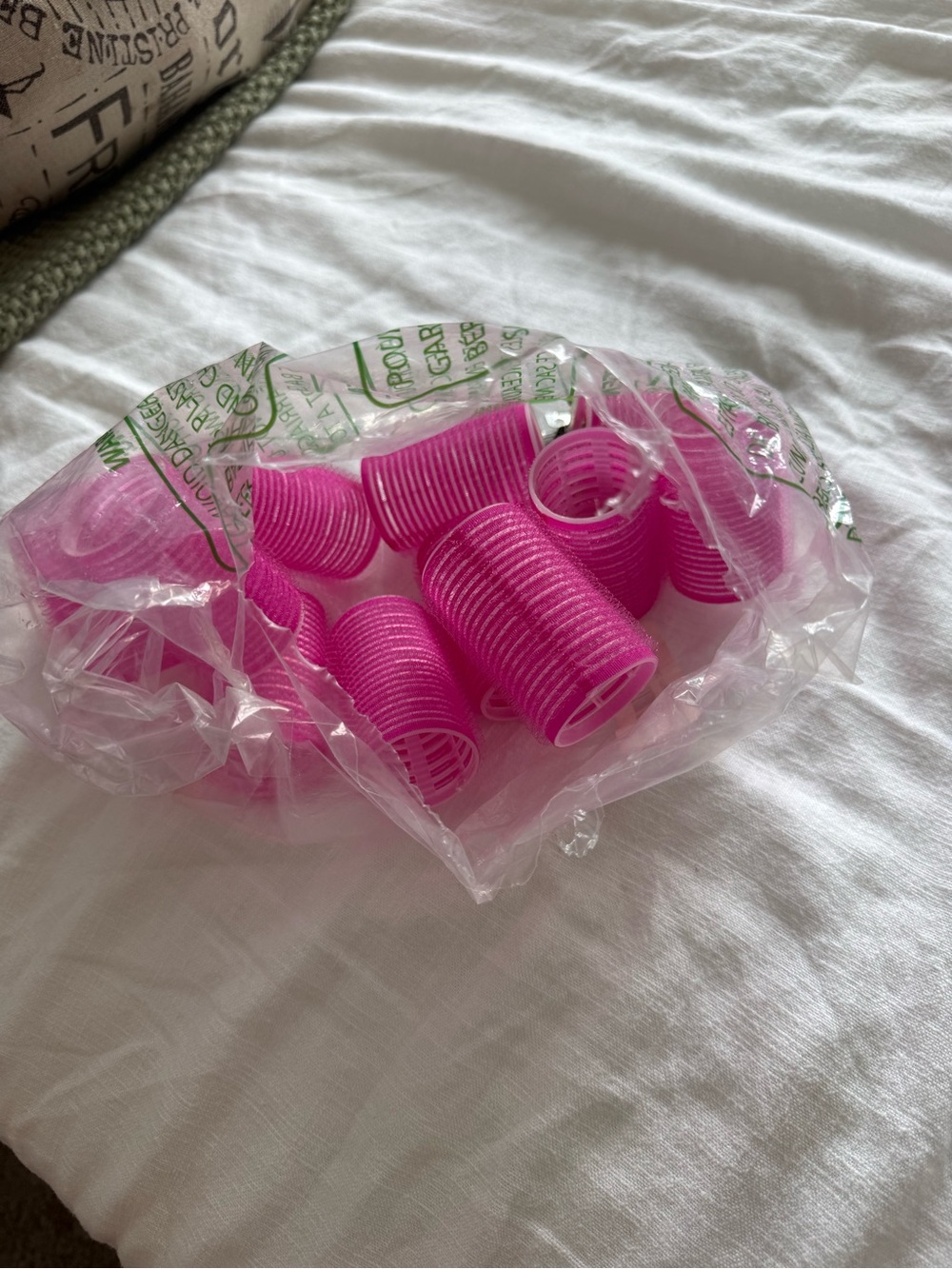 Pink Hair Rollers - Pack of Self-Grip Styling Curlers